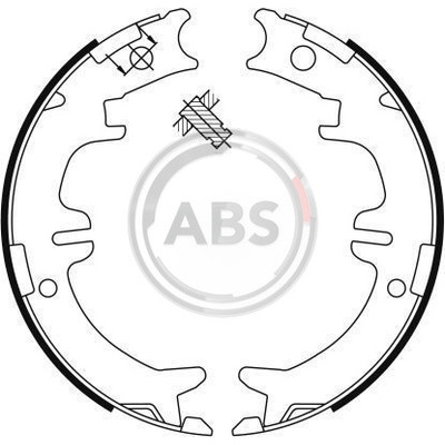 A.B.S. Sada brzd. čeľustí parkov. brzdy 9114