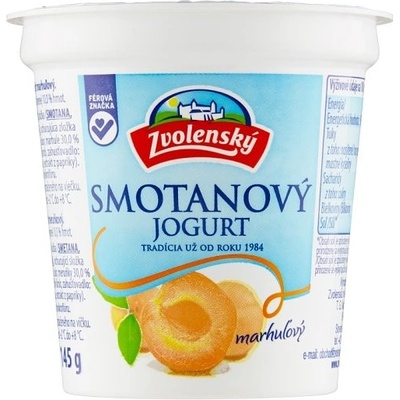 Zvolenský Smotanový jogurt marhuľový 145 g