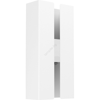 EGLO 902019 - LED външно стенно осветително тяло BRISCOLA 2xLED/4W/230V IP44 бяло (EG902019)