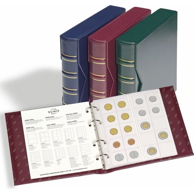Leuchtturm album NUMIS Classic v kazetě Modrá 5 listů – Sleviste.cz