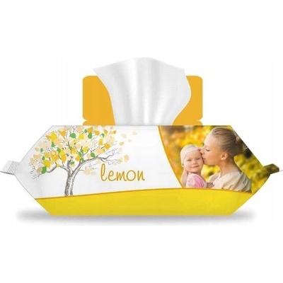 SLEEPY Vlhčené obrúsky pre dojčatá citrónové 120 ks