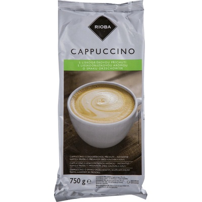 RIOBA Cappuccino príchuť lieskový orech 0,75 kg