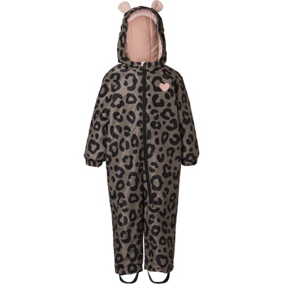 Lupilu dievčenský/chlapčenský zimný overal leopardí vzor/hnedá