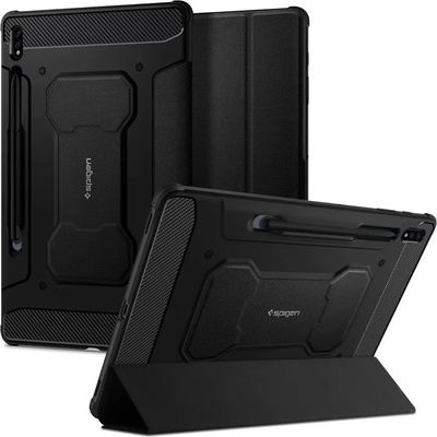 Spigen RUGGED ARMOR PRO калъф за Galaxy Tab S7+ Plus 12.4 T970/T976 черен