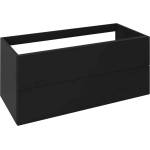 SAPHO Treos - Шкафче за умивалник 110x53x51 см, 2 чекмеджета, матово черно TS110-3535 (TS110-3535)