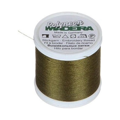 Vyšívací nitě PES Madeira Polyneon (400m) barva 1796 army green