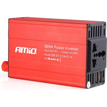 AMiO 12V/230V 300W/600W 2xUSB PI03 02470