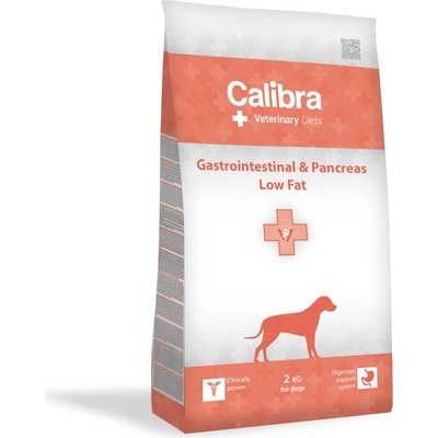Calibra VD Dog Gastrointestinal & Pancreas Low Fat 2 kg