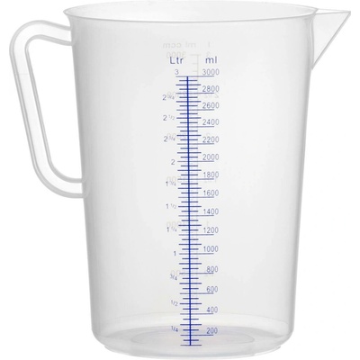 Odměrka, HENDI, 3L, ø160x(H)240mm