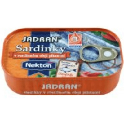Jadran sardinky pikantní, 125g