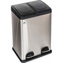 Brilanz Koš recyklovací odpadkový nerezový SAVERY 40 l 2 x 20 l