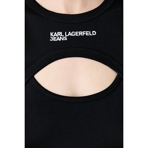Karl Lagerfeld Jeans рокля с вискоза (B3W13012)