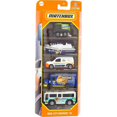 Matchbox Angličák 5ks City Drivers IV