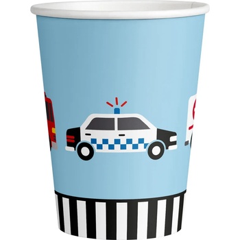 Amscan Чаши - Пътен трафик 250 мл