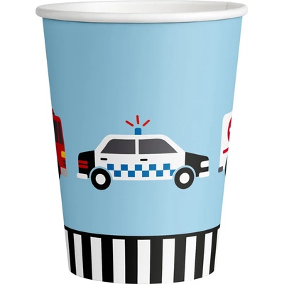 Amscan Чаши - Пътен трафик 250 мл
