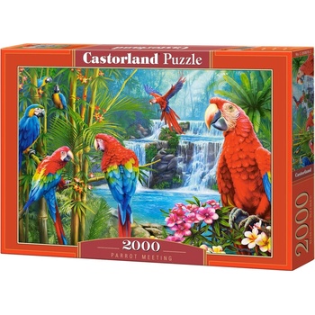 Castorland Пъзел Castorland от 2000 части - Папагалена среща (C-200870-2)