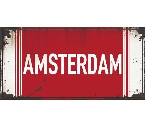 Ceduľa značka Amsterdam