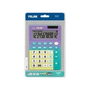 MILAN Calculator 12 pos. Sunset purple-green MILAN Калкулатори