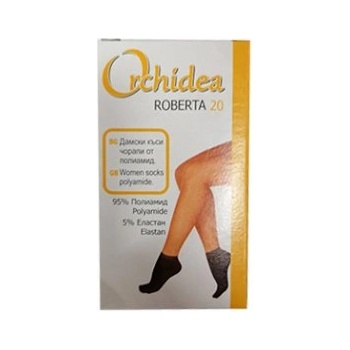 Orchidea Обикновени къси чорапи Roberta 20 Den - Черно (2803)