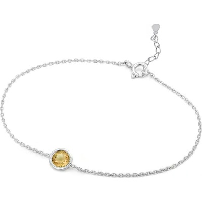 Eppi Strieborný náramok s citrínom Rollie BR44216