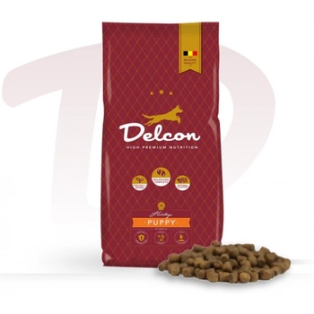 Image 1 of Delcon Dog Puppy High Premium - супер премиум суха храна за подрастващи кученца от всички породи с пиле и ориз, 3 кг - Белгия