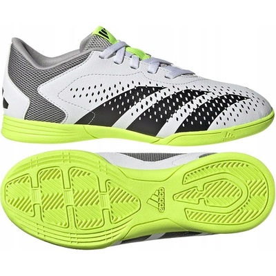 adidas Predator Accuracy.4 IN JR Sala bílo-zelené IE9440 – Zboží Dáma