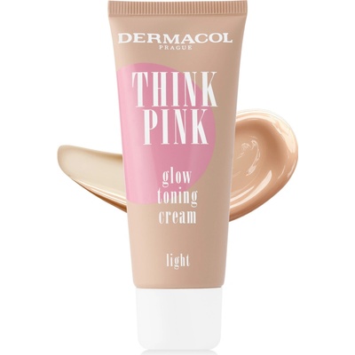 Dermacol Think Pink rozjasňujúci tónovací krém 1 Light 30 ml