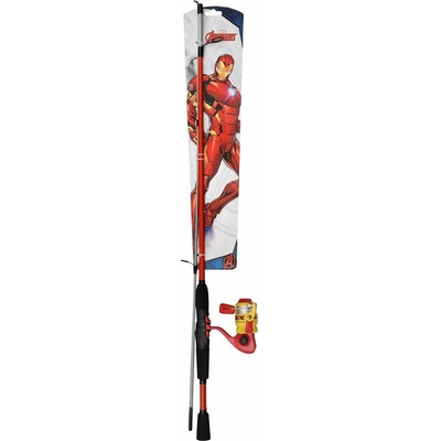 Shakespeare Detský Set Marvel Iron Man Combo 1,83 m 5-20 g 2 Diel + Navijak 2000 FD