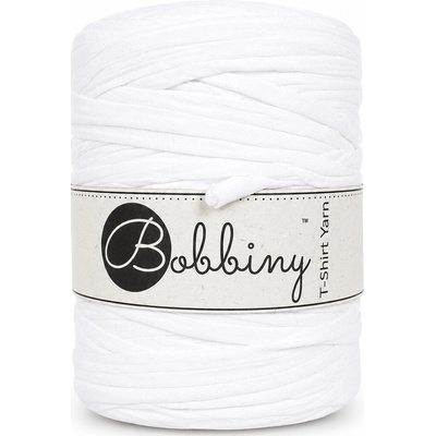 Bobbiny T-shirt yarn Bobbiny - T-shirt yarn: Sněhově bílá
