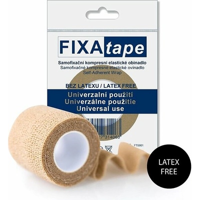 FIXAtape STRETCH samofixačné kompresné elastické ovínadlo bez latexu 2,5 cm x 450 cm 1 ks