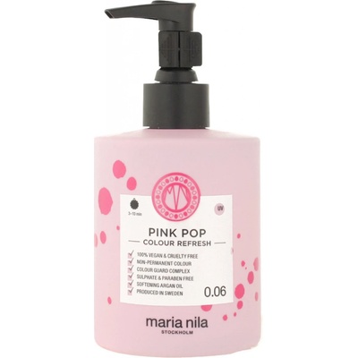 Maria Nila Colour Refresh Pink Pop 0.06 maska s barevnými pigmenty 300 ml
