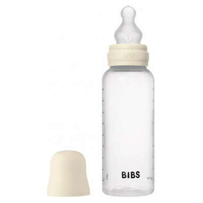 Bibs antikoliková fľaša so silikóno cumlíkom Ivory 270ml