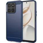 Techsuit Калъф - Techsuit Carbon Silicone - Honor 400 Smart 5G / 400 Smart 4G / X7d 4G - Син (KF2359896)
