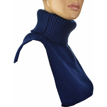 Dámsky rolákový šál tmavo modrý