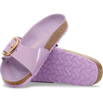 Birkenstock Кожени чехли Birkenstock Madrid Big Buckle в лилаво 1030296 (1030296.Crocus)