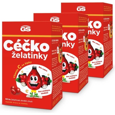 GS Céčko želatinky 3 x 50 ks