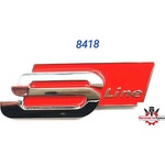  Емблема -8418 - метал - S_LINE - залепваща ('250647)