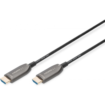 AK-330126-150-S HDMI 2.1 AOC хибриден кабел (фибро+мед) 15 m, Ultra High Speed, 8K@60Hz, 48 Gbps, позлатени конектори (AK-330126-150-S)