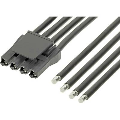 Molex zásuvkový konektor na kabel 4, 2160111041, 1 ks Bulk