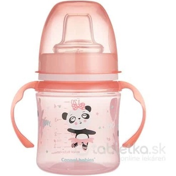 Canpol babies fľaša so širokým hrdlom Exotic Animals ružová 120 ml