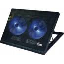 Vakoss LF-2463 čierna / chladiaca podložka pod notebook 17" (LF-2463UK)