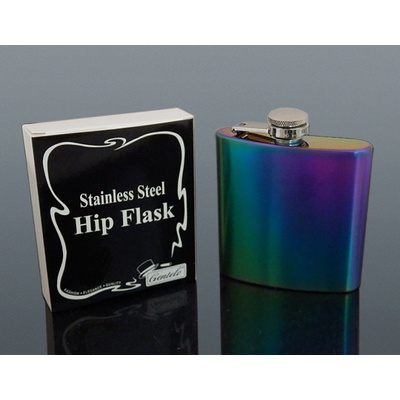 Ploskačka nerez Rainbow 180 ml