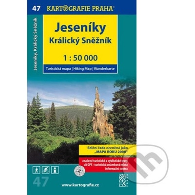 Jeseníky Kralický Sněžník 1:50 000