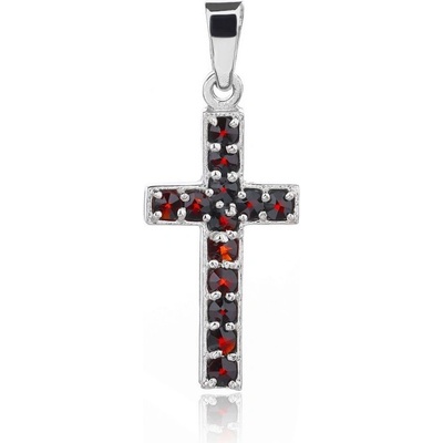 Český Granát Jan Kos jewellery Stříbrný přívěsek 32105601