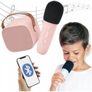 Lalarma Bluetooth Karaoke set Mikrofon a Reproduktor Rose