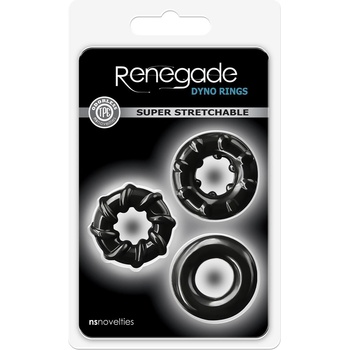 ostatní NS Novelties Renegade Dyno Rings Black