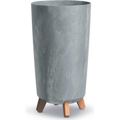 Prosperplast kvetináč Gracia Tubus Slim Beton Effect Sivá 23,9 cm