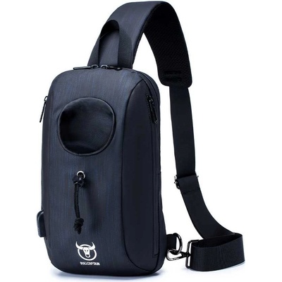Bullcaptain taška cez rameno s USB Borgar 6L Modrá