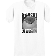 Antihero Tent City pánske tričko s krátkym rukávom white