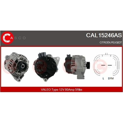 Alternátor CASCO Brand New HQ CAL15246AS